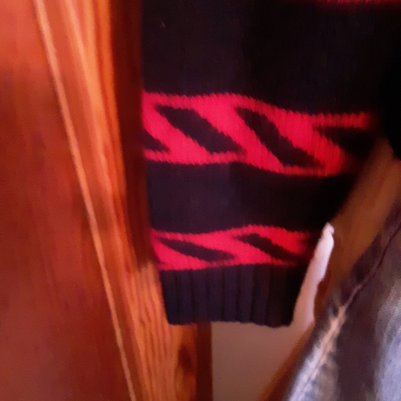 Vintage Lauren Ralph Lauren Black Label Southwestern/Aztec Turtleneck Sweater - Picture 4 of 7